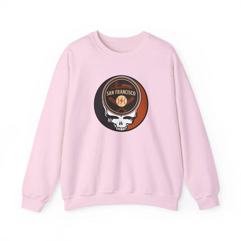 Grateful Dead - San Francisco Giants Grateful Dead Stealie Crewneck Sweatshirt - MLB - StealieShop